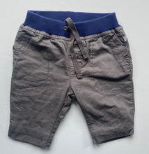 Load image into Gallery viewer, Bebe by Minihaha baby boy size 0-3 months brown elastic waist pants, VGUC
