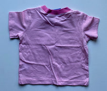 Load image into Gallery viewer, Superbaby baby girl size 3-6 months pink Superman t-shirt glitter, BNWT