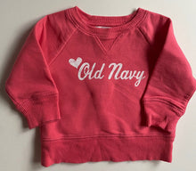 Load image into Gallery viewer, Old Navy baby girl size 6-18 months pink pullover jumper windcheater, VGUC