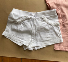 Load image into Gallery viewer, Tiny Little Wonders baby girl size 0-3 months pink t-shirt white shorts set VGUC