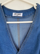 Load image into Gallery viewer, Lost Muse Womens Size 6 Blue Denim Playsuit VGUC