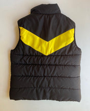 Load image into Gallery viewer, Cotton On Kids x AFL kids size 3-4 Richmond Tigers puffer vest yellow black BNWT
