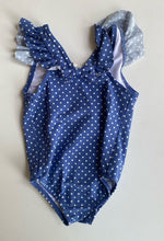 Load image into Gallery viewer, Baby Boden baby girl size 18-24 months blue spotted bathers duck, VGUC
