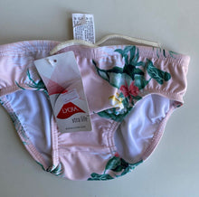 Load image into Gallery viewer, Seafolly kids girls toddler size 2 pink green floral bathers bottoms, BNWT
