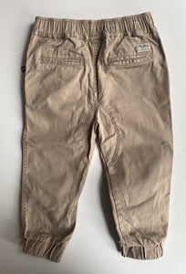 Rookie Junior Academy kids boys toddler size 2 light brown drawstring pants VGUC