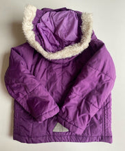 Load image into Gallery viewer, Thomas Cook kids girls size 4 purple hooded warm jacket coat, GUC
