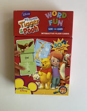 Load image into Gallery viewer, Disney My Friends Tigger &amp; Pooh Word Fun Interactive Flash Cards game 3-6y, VGUC
