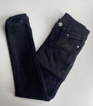 Load image into Gallery viewer, Seed Teen kids girls size 10 black denim skinny jeans pants, VGUC
