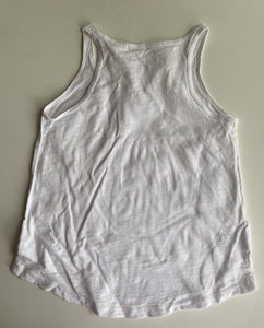 Country Road kids girls size 4 white tank top sleeveless, GUC