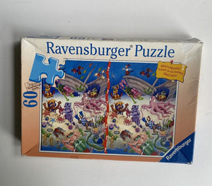 Ravensburger kids jigsaw puzzle 60 pieces underwater ocean, GUC