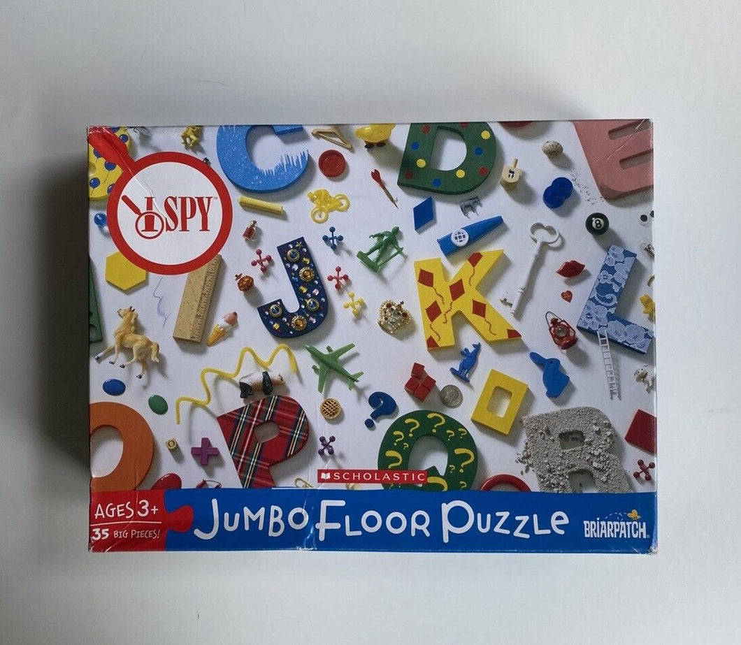 Briarpatch kids I Spy jumbo floor jigsaw puzzle 35 pieces 3+ years, VGUC