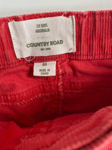 Load image into Gallery viewer, Country Road kids girls toddler size 3 red cord mini skirt, VGUC
