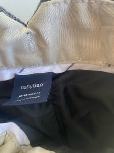 Gap baby boy size 12-18 months grey tweed knit formal pants, VGUC