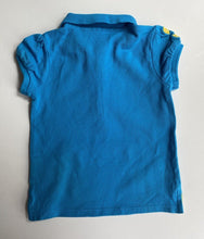 Load image into Gallery viewer, Ralph Lauren baby girl size 18-24 months blue yellow polo shirt, GUC
