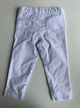 Load image into Gallery viewer, Pumpkin Patch kids girls size 4 white denim jeans pants, VGUC
