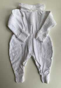 Bonds baby size 0-3 months white wondersuit terry towelling collared, VGUC