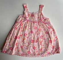 Load image into Gallery viewer, Jack &amp; Milly baby girl size 3-6 months pink floral sleeveless dress, VGUC
