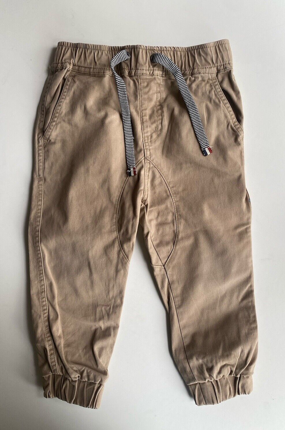 Rookie Junior Academy kids boys toddler size 2 light brown drawstring pants VGUC