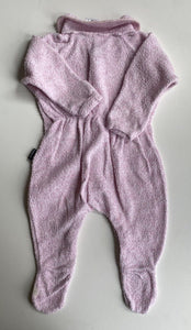 Bonds baby size 3-6 months pink wondersuit terry towelling collared, VGUC