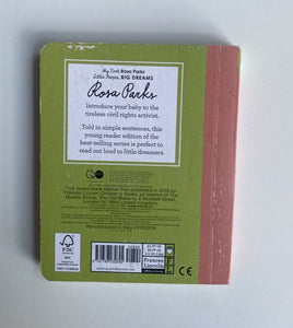My First Rosa Parks Little People Big Dreams kids mini board book, VGUC