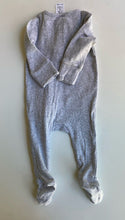 Load image into Gallery viewer, Cotton On baby size 3-6 months grey ribbed one-piece coverall zip, VGUC
