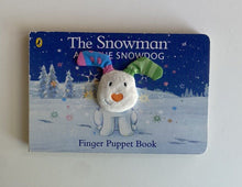 Load image into Gallery viewer, The Snowman and the Snowdog finger puppet board book kids toddler, VGUC
