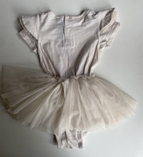 Load image into Gallery viewer, Rock Your Baby baby girl size 12-18 months beige tutu dress floral, GUC
