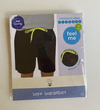 Load image into Gallery viewer, Lily &amp; Dan kids toddler boys size 2 black boardshorts drawstring swim, BNWT
