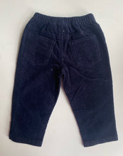 Load image into Gallery viewer, Sprout baby size 6-12 months navy blue cord elastic waist pants, VGUC
