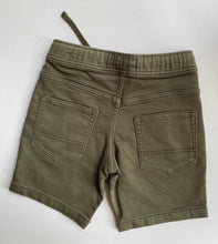 Load image into Gallery viewer, Target kids boys size 6 olive green denim stretch shorts, VGUC
