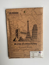 Load image into Gallery viewer, World Architectures 3D puzzle Golden Gate Bridge paper, BNWT
