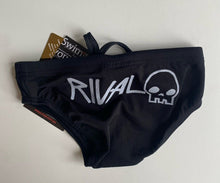 Load image into Gallery viewer, Rival Resist kids boys toddler size 2 black brief bathers swimming bottoms, BNWT
