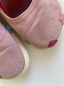 Camper kids girls size EUR 31 pink canvas Mary Jane shoes, play condition