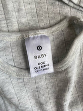 Load image into Gallery viewer, Target baby size 0-3 months x4 grey bodysuit tops tanks long sleeve, VGUC
