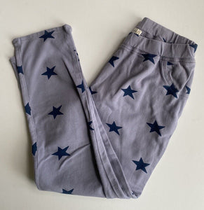 French Soda kids girls size 7 blue stars pull on jegging pants, VGUC