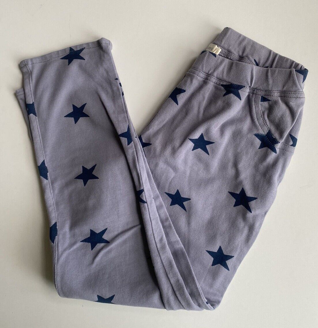 French Soda kids girls size 7 blue stars pull on jegging pants, VGUC