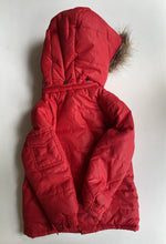 Load image into Gallery viewer, Witchery Kids girls size 4 red hooded warm jacket coat, VGUC
