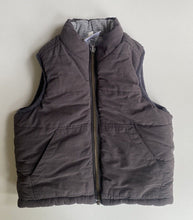 Load image into Gallery viewer, Seed kids toddler size 2 grey puffer vest zip, VGUC
