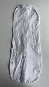 ErgoPouch baby size 3-12 months white ergo cocoon swaddle zip, GUC