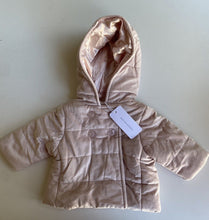 Load image into Gallery viewer, David Jones baby girl size 3-6 months pale pink hooded soft jacket, BNWT
