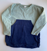 Load image into Gallery viewer, COS kids girls size 5-6 green navy tunic jumper pockets, VGUC
