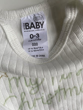 Load image into Gallery viewer, Cotton On baby size 0-3 months white ribbed top pants beanie First Christmas EUC
