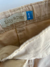 Load image into Gallery viewer, Lily &amp; Dan baby boy size 12-18 months light brown pull on chino pants, VGUC
