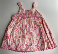 Load image into Gallery viewer, Jack &amp; Milly baby girl size 3-6 months pink floral sleeveless dress, VGUC
