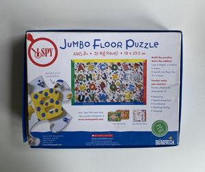 Briarpatch kids I Spy jumbo floor jigsaw puzzle 35 pieces 3+ years, VGUC