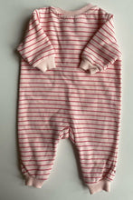 Load image into Gallery viewer, Disney Baby baby girl size newborn pink stripe Minnie Mouse Daisy one-piece, EUC
