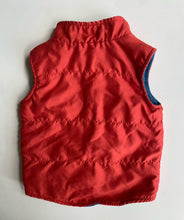 Load image into Gallery viewer, Sprout baby size 12-18 months red zip up warm vest, VGUC
