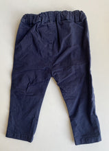 Load image into Gallery viewer, Target baby boy size 6-12 months navy blue chino pull on pants, VGUC
