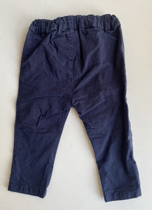 Target baby boy size 6-12 months navy blue chino pull on pants, VGUC