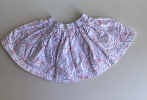 Sapling x Jaime King baby girl size 6-12 months white pink bears skirt, VGUC